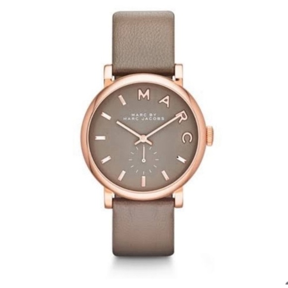 Marc Jacobs Rose Gold and Brown Watch